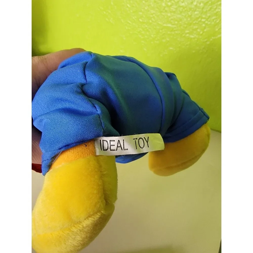 Vintage 1980's Winnie The Pooh Plush Toy Ideal Toy Yellow Bear 12